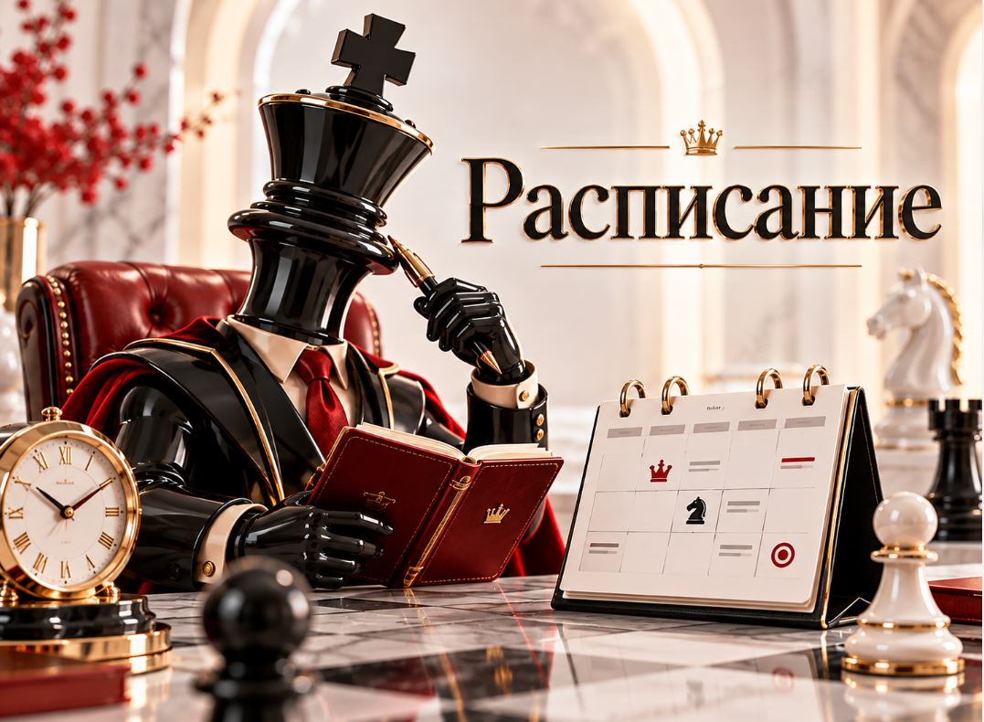 Расписание шахматного клуба Черный Король